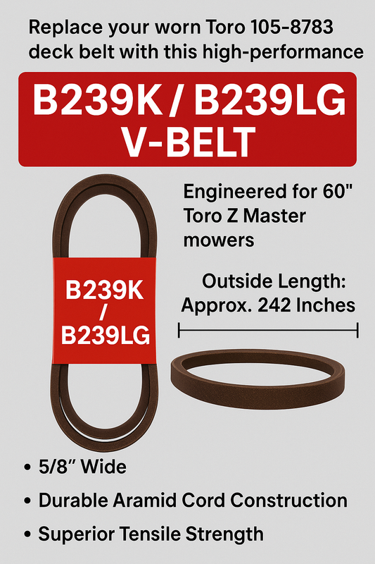 Toro 105-8783 Replacement Belt