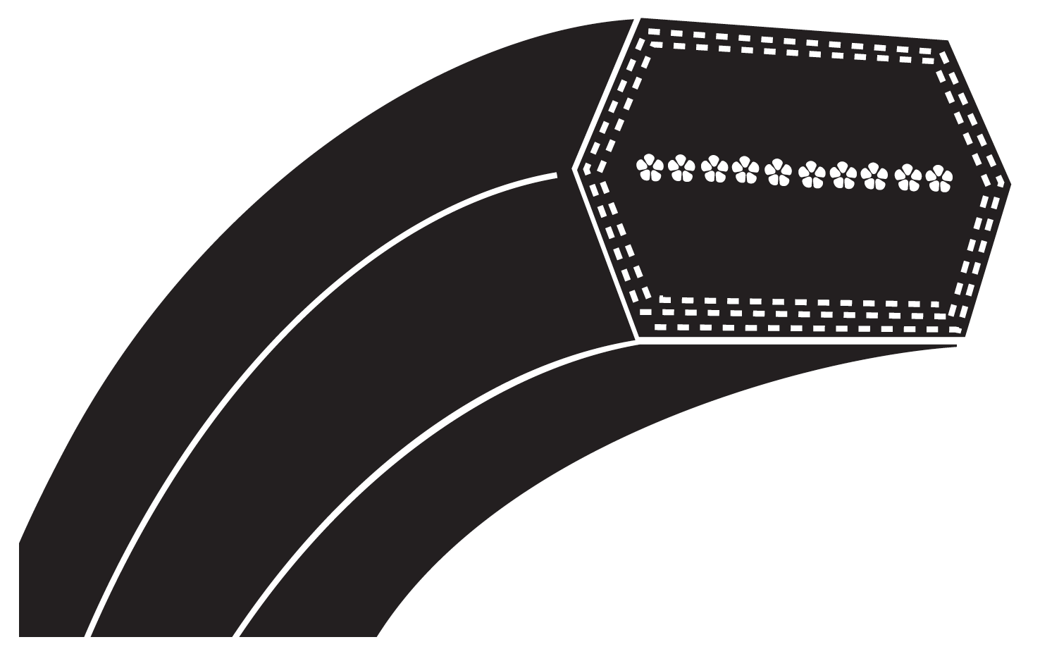 Bestorq CC136 Double Angled Hex Belt