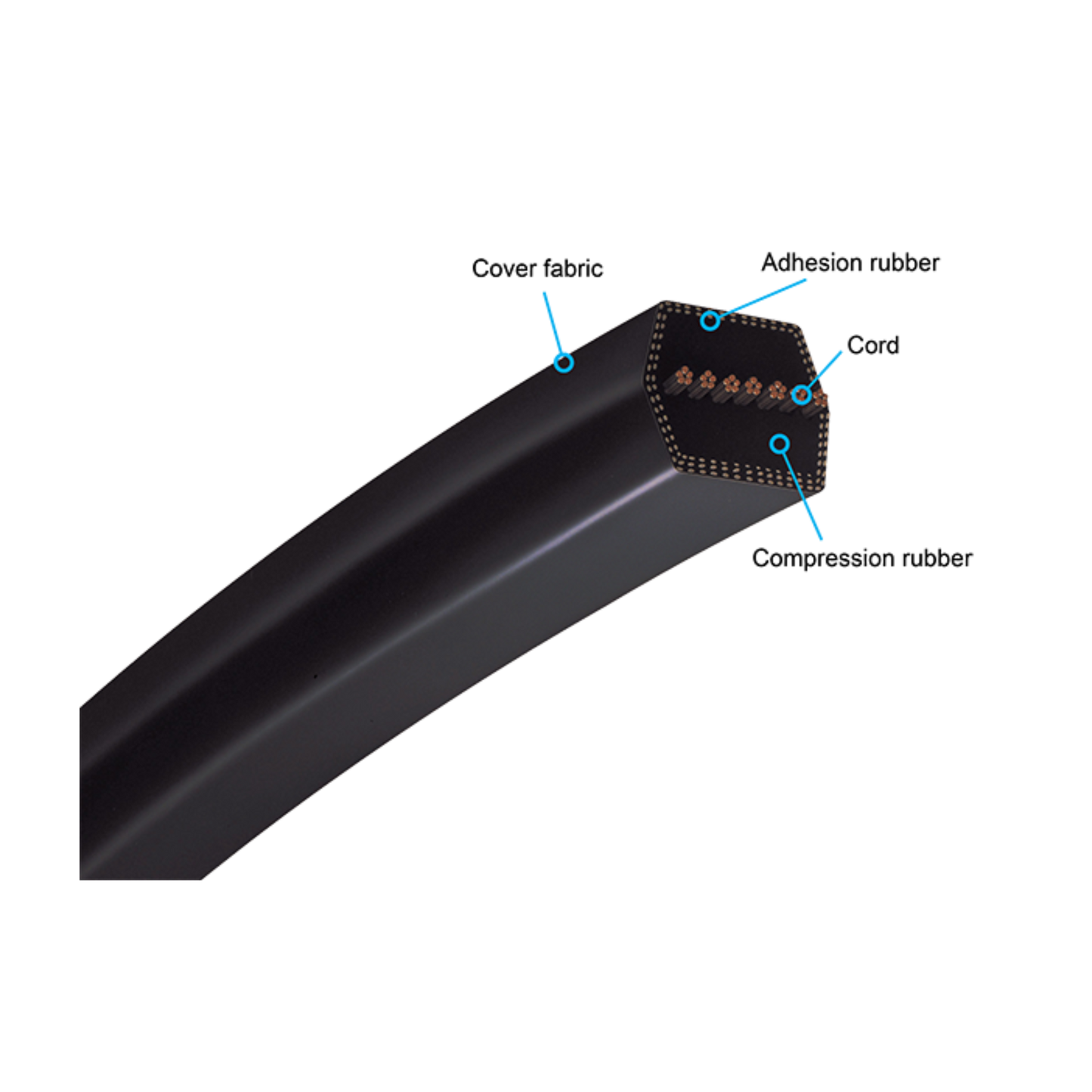 Double Angle Hex Belts